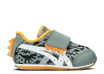 Asics Idaho Baby Kt-es D 'dinosaur Park - Khaki' In Green