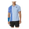 Asics Match Actibreeze Short Sleeve Top 'sapphire' In Blue