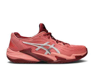 Asics Wmns Court Ff 3 'light Garnet' In Red