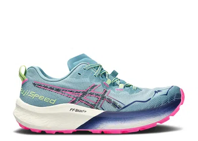 Asics Wmns Fuji Speed 2 'gris Blue Pink'
