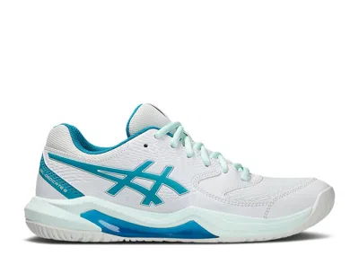 Asics Wmns Gel Dedicate 8 Wide 'white Teal Blue'