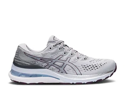 Asics Wmns Gel Kayano 28 Wide 'piedmont Grey Deep Plum' In Gray
