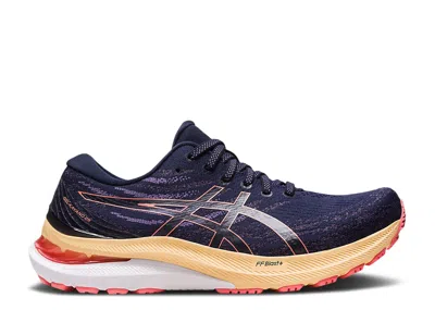Asics Wmns Gel Kayano 29 2e Wide 'midnight Papaya' In Blue
