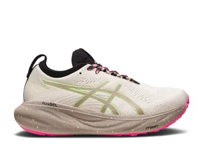 Asics Wmns Gel Nimbus 25 Tr 'nature Bathing - Lime Green' In White