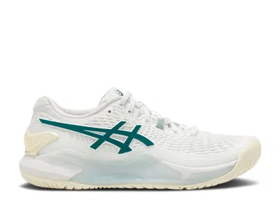 Asics Wmns Gel Resolution 9 'white Pitch Green'