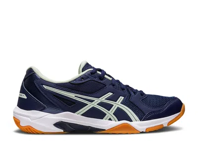Asics Wmns Gel Rocket 10 'peacoat Whisper Green' In Black