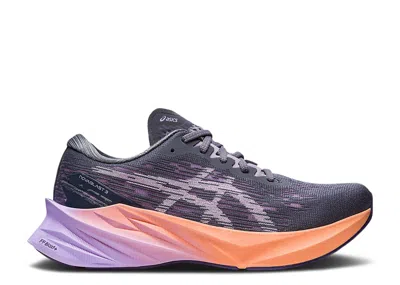 Asics Wmns Novablast 3 'metropolis Violet Peach' In Gray