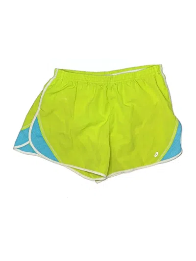 Pre-owned Asics Athletic Shorts In Green