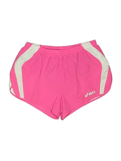 Pre-owned Asics Athletic Shorts In Pink
