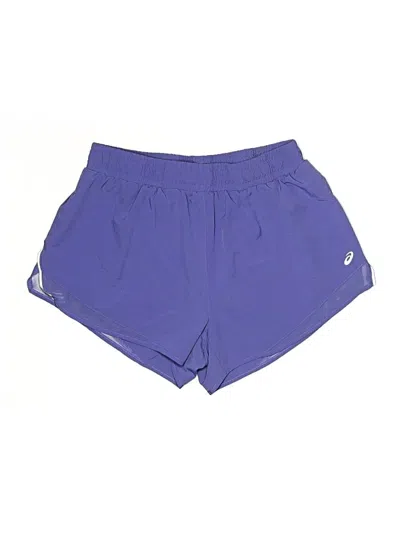 Pre-owned Asics Athletic Shorts In Purple