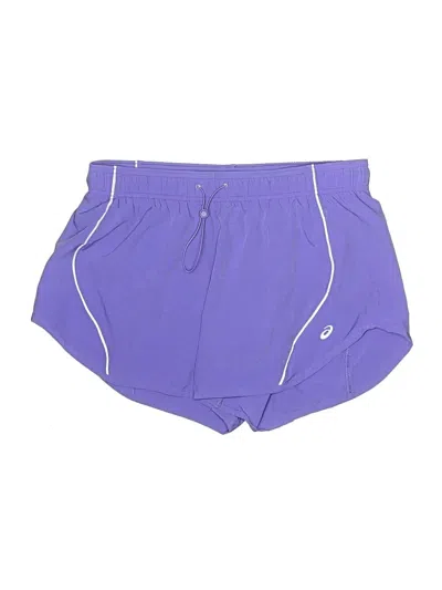 Pre-owned Asics Athletic Shorts In Purple