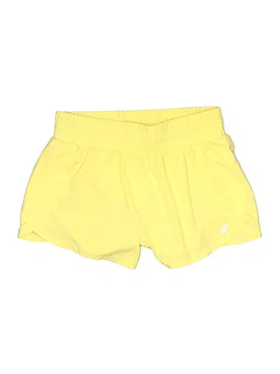 Pre-owned Asics Athletic Shorts In Yellow