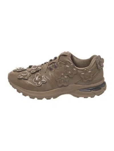 Pre-owned Asics Athletic Sneakers In Brown