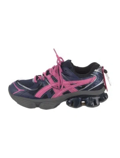 Pre-owned Asics Athletic Sneakers In Purple