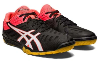 Pre-owned Asics Attack Excounter 2 Black Red 1073a002-001