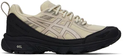 Asics Beige & Black Gel-venture 6 Shield Sneakers In Black/feather Grey