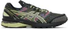Asics Mesh Us4-s Gel-terrain Kiko Curat Low-top Sneakers With Rubb In 001 Black/neon Lime