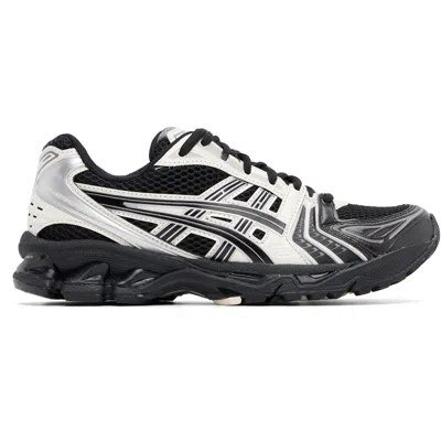 Asics Gel Kayano 14 Mesh Upper Rubber Sole Sneakers In Black