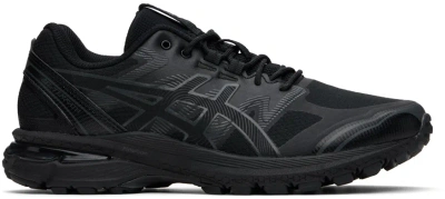 Asics Black Gel-terrain Trainers In Black/black