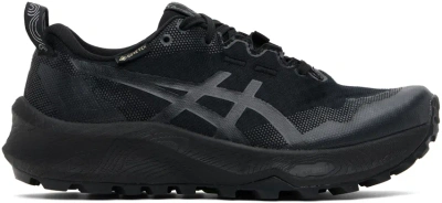 Asics Black Gel-trabuco 12 Gtx Sneakers In Black/graphite Grey