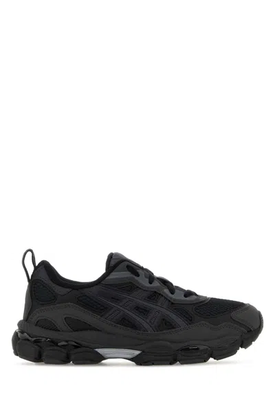 Asics Black Mesh And Synthetic Leather Gel Nyc Rgd Sneakers