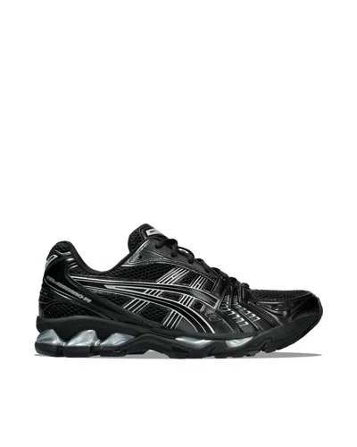 ASICS BLACK/PURE SILVER GEL-KAYANO 14 SNEAKERS