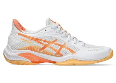 Pre-owned Asics Blade Ff 2 (women's) Sneakers In White/vivid Coral In Multi