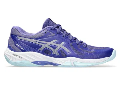 Pre-owned Asics Blade Ff (women's) Sneakers In Eggplant/aquamarine