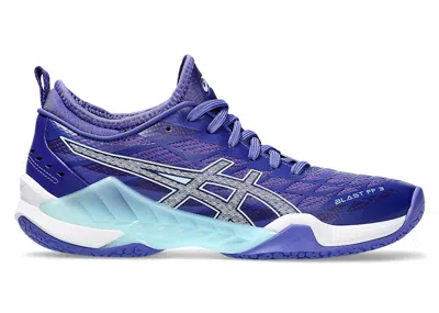 Pre-owned Asics Blast Ff 3 (women's) Sneakers In Eggplant/aquamarine