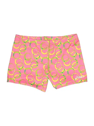 Pre-owned Asics Board Shorts In Pink
