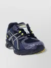 Asics Breathable Design Mesh Upper Sneakers In Blue
