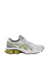 Asics Breathable Mesh Athletic Sneakers With Rubber Traction In Grey