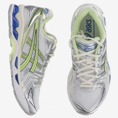 Asics Breathable Mesh Panel Sneakers With Gel Technology Cushioning In White