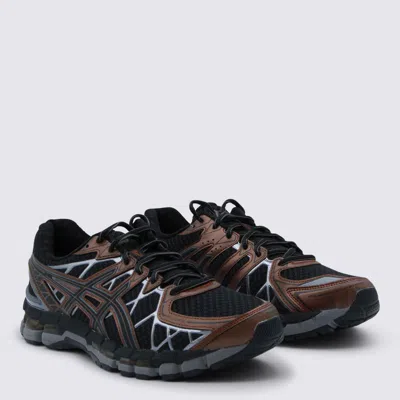 ASICS BROWN AND BLACK GEL-KAYANO 20 SNEAKERS