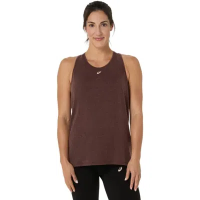 Asics Camiseta Sin Mangas  Nagino Run Adjustable Tank Marrón Mujer In Brown
