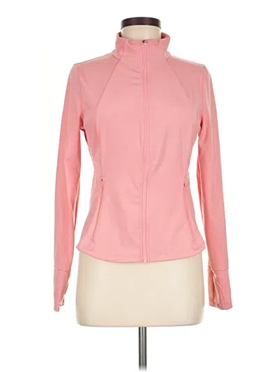 Pre-owned Asics Cardigan Sweater In Pink