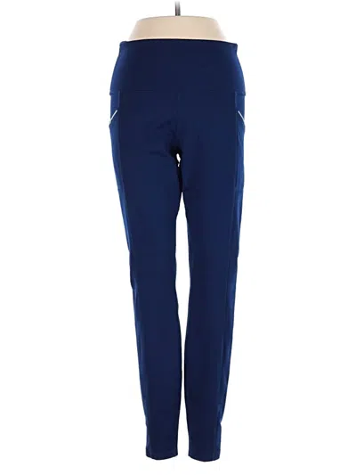 Pre-owned Asics Casual Pants In Blue