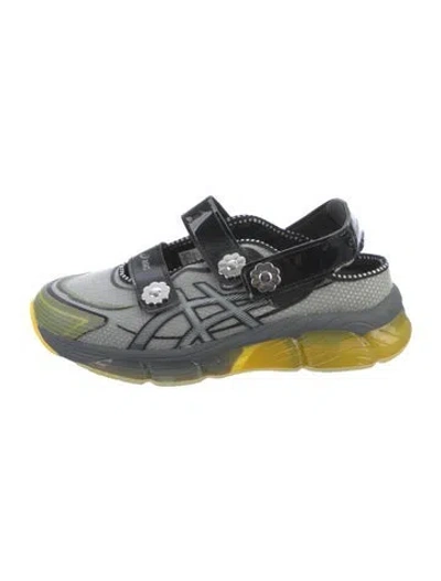 Pre-owned Asics Chunky Sneakers In Silver