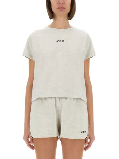 Asics Cloud T-shirt In Grey