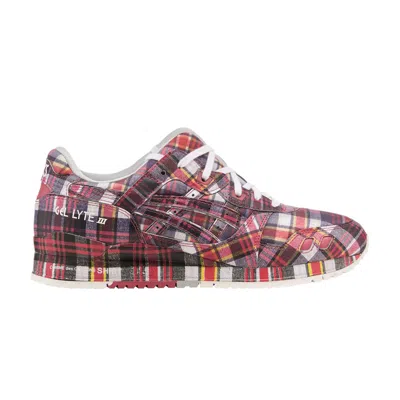 Pre-owned Asics Comme Des Garçons Shirt X Gel Lyte 3 '07 Remastered 'red Plaid' | Men's Size 8.5