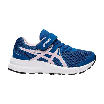 Pre-owned Asics Contend 7 Ps 'lake Drive Barely Rose' | Blue | Kid's Size 1.5