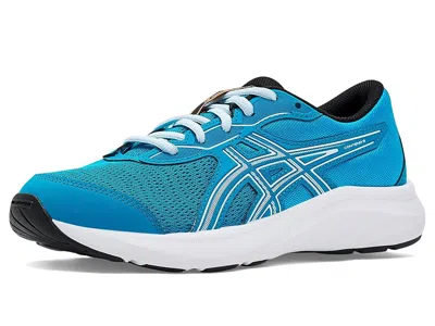 Asics Contend 9 Grade School (little Kid/big Kid) Kids Shoes Aegean Blue/cool Grey : 5 Big Kid M, Textile