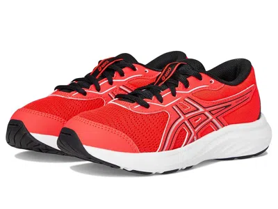 Asics Contend 9 Grade School (little Kid/big Kid) Kids Shoes Flash Red/blue Fade : 3 Little Kid M, Textile