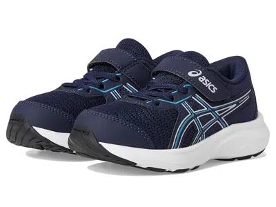 Asics Contend 9 Pre-school (little Kid/toddler) Kids Shoes Midnight/stillwater : 11 Little Kid M, Textile