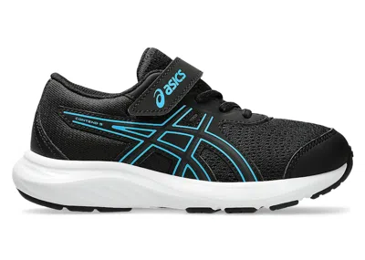Pre-owned Asics Contend 9 Sneakers In Black/digital Aqua In Multi