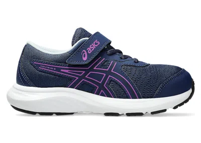 Pre-owned Asics Contend 9 Sneakers In Blue Expanse/bold Magenta
