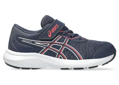 Pre-owned Asics Contend 9 Sneakers In Midnight/flash Red