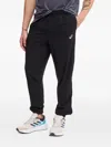 Asics Core Elasticated Logo Track Pants In Black