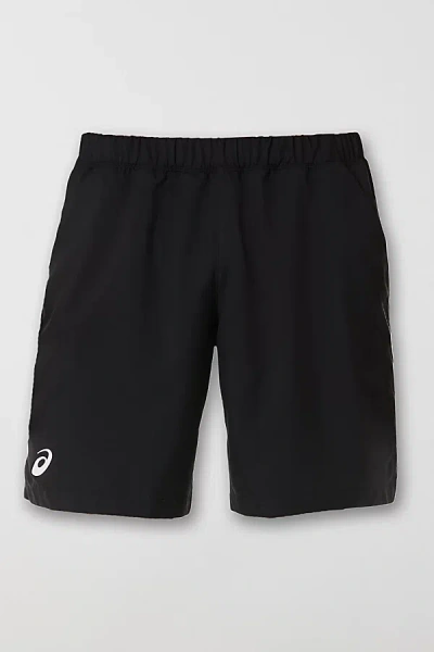 Asics Court 9in Tennis Short In Performance Black, Men's At Urban Outfitters