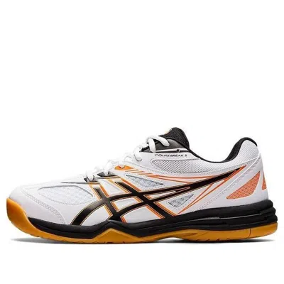 Asics Court Break 2 'white Black Orange' In Multi